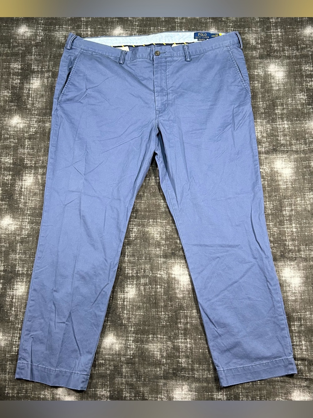 Polo Ralph Lauren Pants Mens 42(44x28.5)Blue Slim Stretch Straight Casual Chino